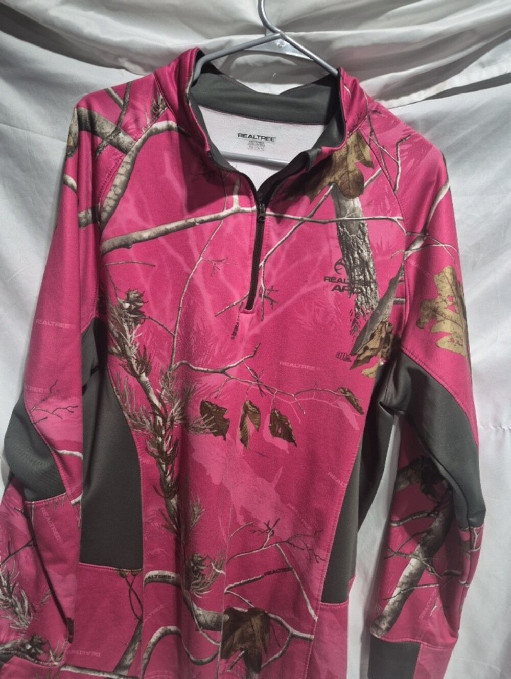 Pink Realtree Camo Quarter-Zip Pullover